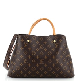 Louis Vuitton Montaigne Handbag Monogram Canvas