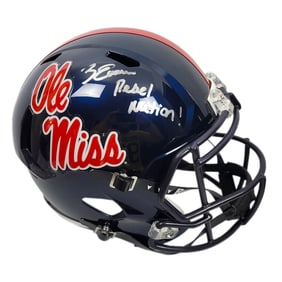 Zach Evans Signed Rebel Nation! Inscription