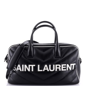 Saint Laurent Miles Bowling Bag Matelasse