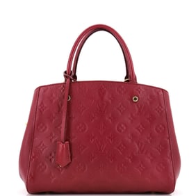 Louis Vuitton Montaigne Handbag Monogram Empreinte