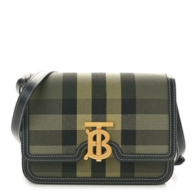 Burberry Calfskin Giant Check Print Small