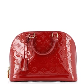 Louis Vuitton Alma Handbag Monogram Vernis