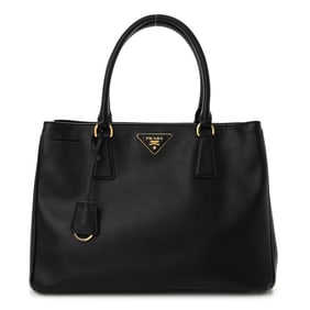 Prada Saffiano Lux Medium Tote Black