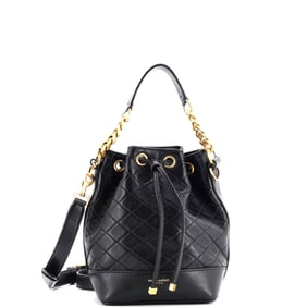 Saint Laurent Emmanuelle Bucket Bag Quilted