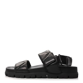 Prada Nappa Quilted Padded Slingback Sandals