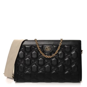 Gucci Calfskin GG Matelasse Medium Slim