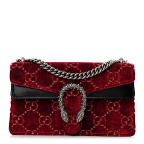 Gucci Velvet Skipper Crystal GG Monogram