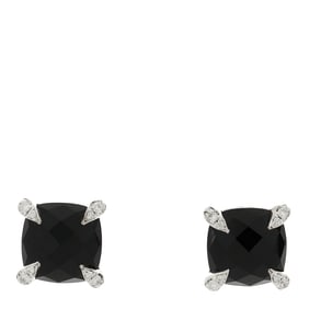 David Yurman Sterling Silver Diamond Black