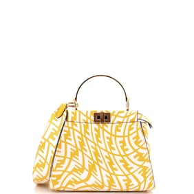 Fendi Peekaboo Bag Vertigo Zucca Leather