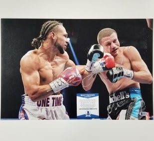 Keith Thurman signed 12x18 Photo Boxing