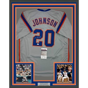 framed autographed/signed howard johnson hojo 35x39