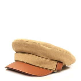Hermes Linen Swift Vauban Medor Cap