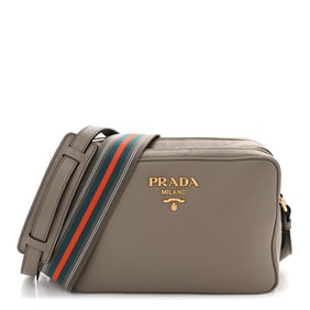 Prada Vitello Phenix Camera Bag Argilla