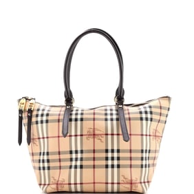 Burberry Salisbury Tote Haymarket Coated Canvas