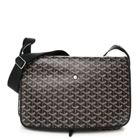 Goyard Goyardine Capetien Messenger Bag Black