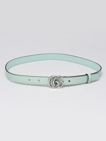 Gucci Mint Green Double G Skinny
