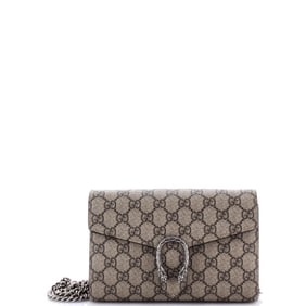 Gucci Dionysus Chain Wallet GG Coated