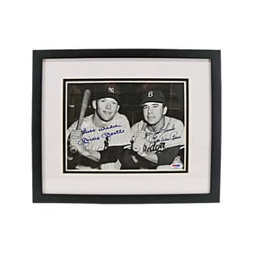 mickey mantle pee wee reese dual