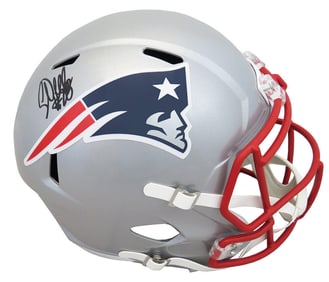 corey dillon signe patriots riddell full