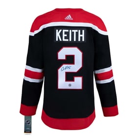duncan keith signed chicago blackhawks reverse