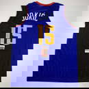 autographed/signed nikola jokic denver royal blue