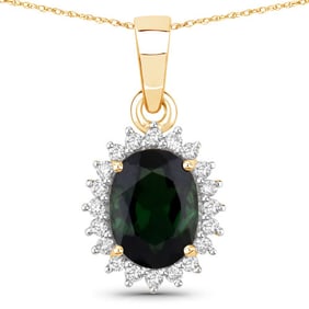 1.39 CT Genuine Green Tourmaline and