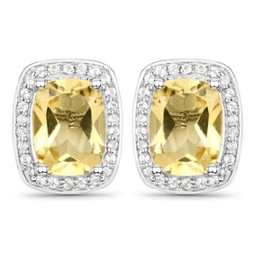 2.81 CT Genuine Citrine and White