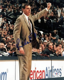 RICK CARLISLE signed 8x10 photo PSA/DNA
