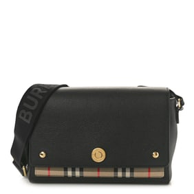 Burberry Grainy Calfskin Vintage Check Note