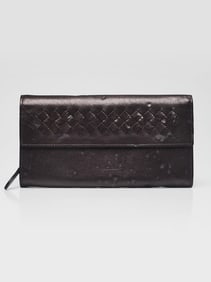 Bottega Veneta Dark Grey Nappa Leather