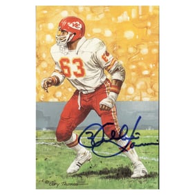 willie lanier kansas city chiefs autographed