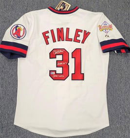 chuck finley signed "2,610 ks, 200