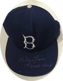 Billy Loes Signed Brooklyn Dodgers Authentic