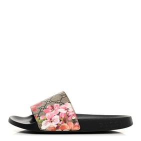Gucci GG Supreme Monogram Blooms Slide