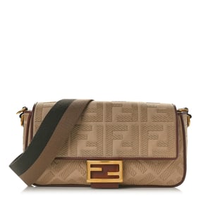 Fendi Canvas Vitello King Bi-Color Strap