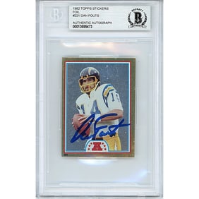 dan fouts signed san diego chargers