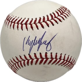 kyle young signed baseball PSA/DNA autographed