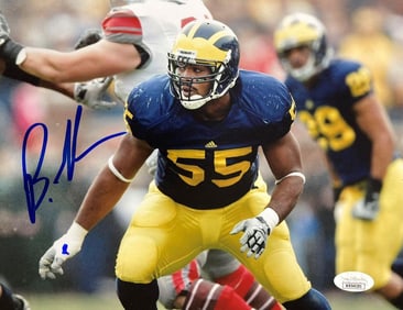 brandon graham signed 8x10 michigan wolerines