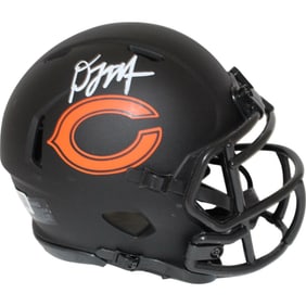 dj moore autographed/signed chicago bears eclipse