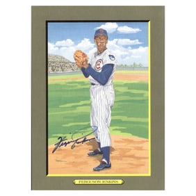 ferguson jenkins chicago cubs autographed signed