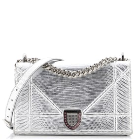 Christian Dior Diorama Flap Bag Lizard