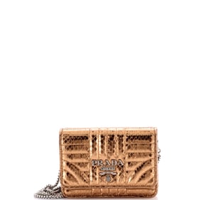Prada Wallet on Chain Diagramme Quilted