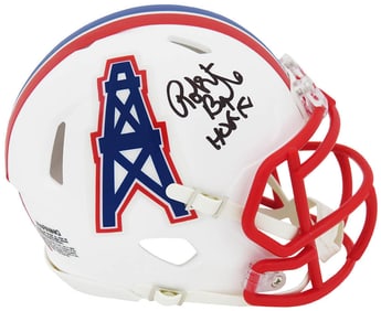 robert brazile signed oilers t/b riddell