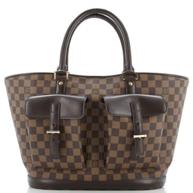 Louis Vuitton Manosque Handbag Damier GM