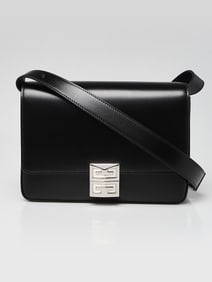 Givenchy Black Smooth Leather 4G Crossbody