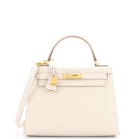 Hermes Kelly Handbag Light Epsom with