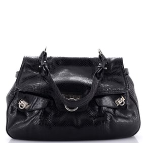 Salvatore Ferragamo Gancini Top Handle Bag