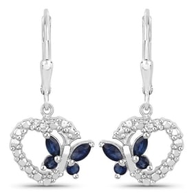0.57 CT Genuine Blue Sapphire and