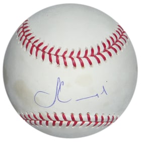 FERNANDO MARTINEZ SIGNED OML BASEBALL NY