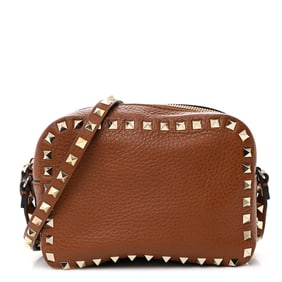 Valentino Garavani Pebbled Calfskin Rockstud Camera